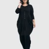 Alembika. Essentials Draped Cocoon Jacket.