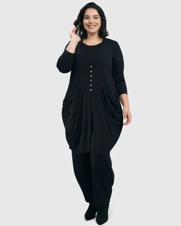 Alembika. Essentials Draped Cocoon Jacket.