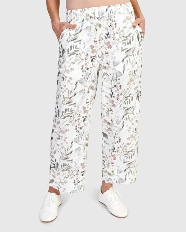 Alembika. Flora Aruba Linen Pants.