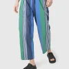 Alembika. Ocean Stripe 4-Pocket Trousers.
