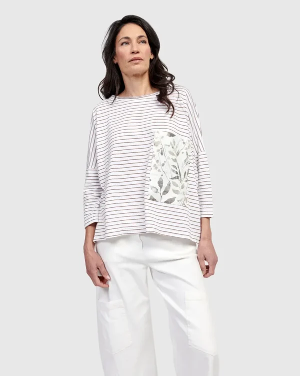 Alembika. Sailboat Boxy Tee.