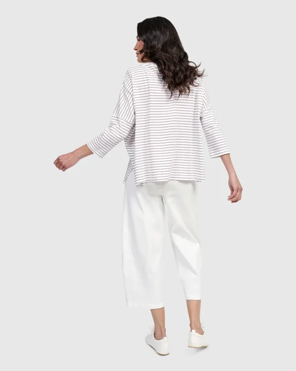 Alembika. Sailboat Boxy Tee.