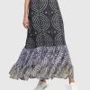 Alembika. Spirals Maxi Skirt.