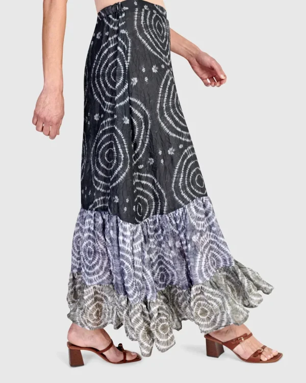 Alembika. Spirals Maxi Skirt.