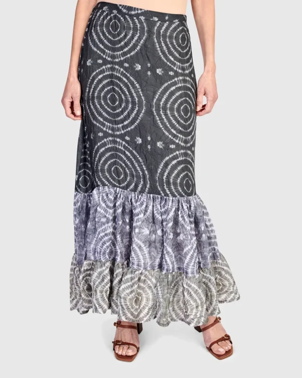 Alembika. Spirals Maxi Skirt.
