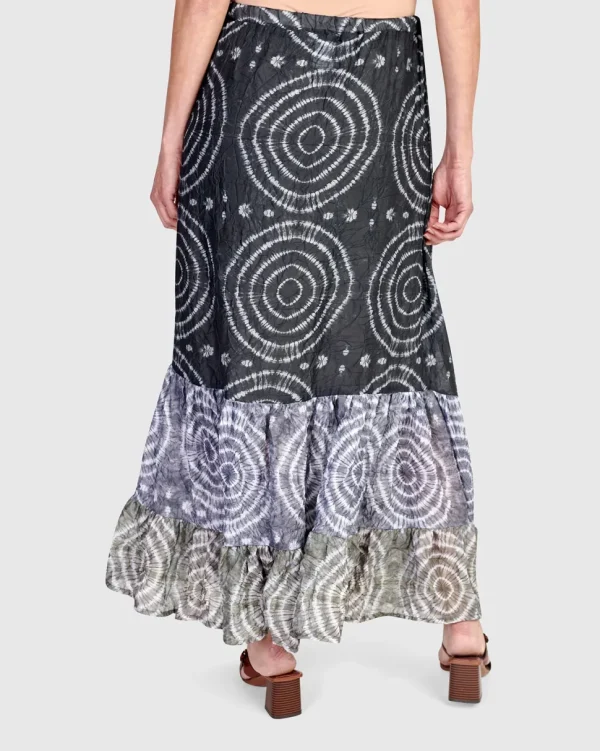 Alembika. Spirals Maxi Skirt.
