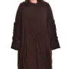 Bodil. Dress With Ties In French Terry.