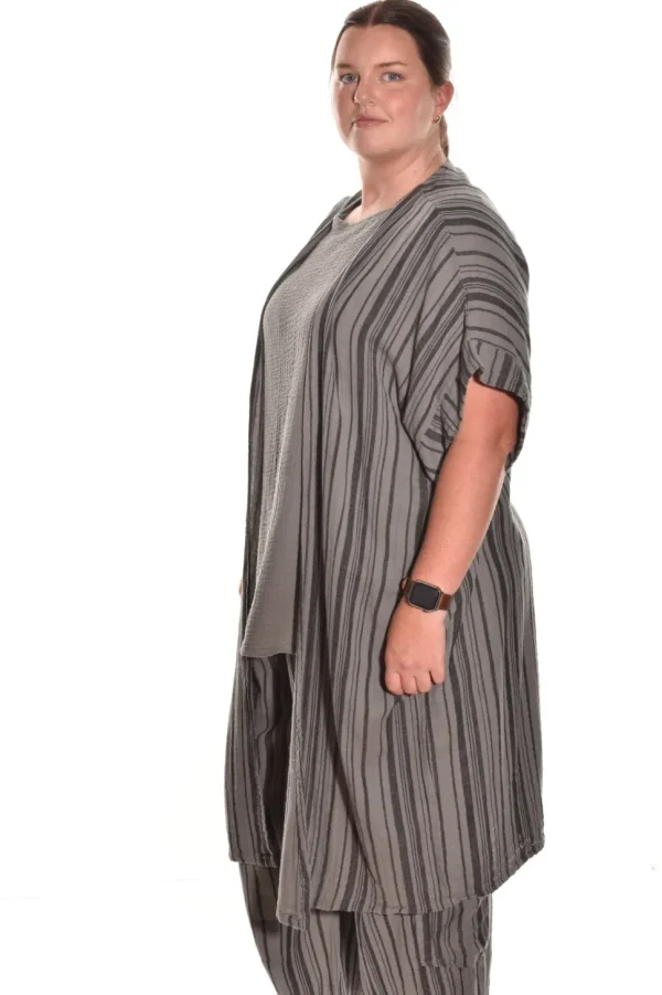 Bryn Walker. Ezra Cardigan In Cotton Gauze.