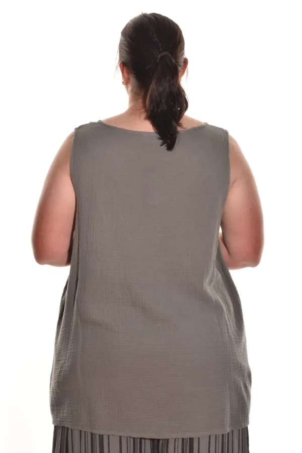 Bryn Walker. Pira Tank In Cotton Gauze.
