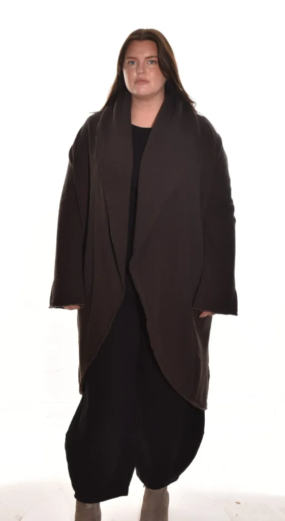 Bryn Walker. The Wrap Coat In Bamboo Fleece.