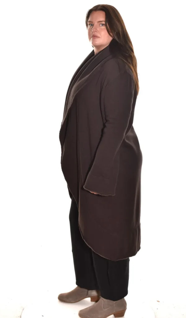 Bryn Walker. The Wrap Coat In Bamboo Fleece.