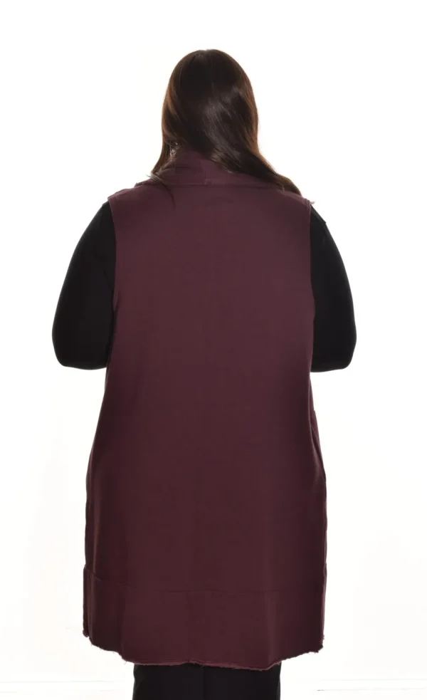 Bryn Walker. The Wrap Vest In Bamboo Fleece.