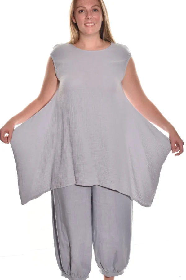 Bryn Walker. Zia Tunic In Cotton Gauze.