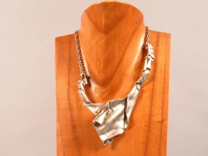 Chanour. Pewter Bohemian Necklace. ZN-153.