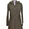 Color Me Cotton. Zip Front Long Hoodie.