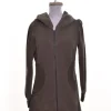 Color Me Cotton. Zip Front Long Hoodie.