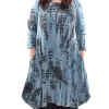 Cotton Lani. Elbow Sleeve Dress.