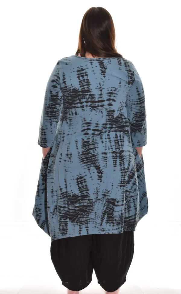 Cotton Lani. Elbow Sleeve Dress.