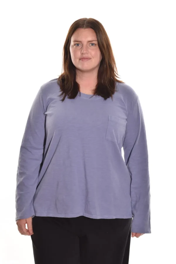 Cotton Lani. Hi-Low Tee.