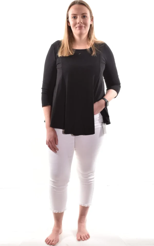 Cotton Lani. Swingy A-Line Tee.