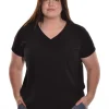 Cotton Lani. V-Neck Tee.