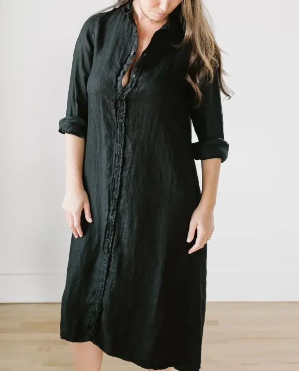CP Shades. Linen Maxi Dress.