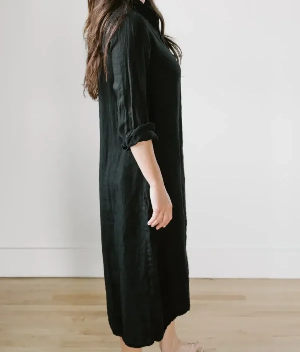 CP Shades. Linen Maxi Dress.