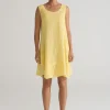 Cut Loose. Asymmetrical Dress In Linen Cotton Jersey And Hanky Linen Combo. (SPECIAL ORDER).#5700215.