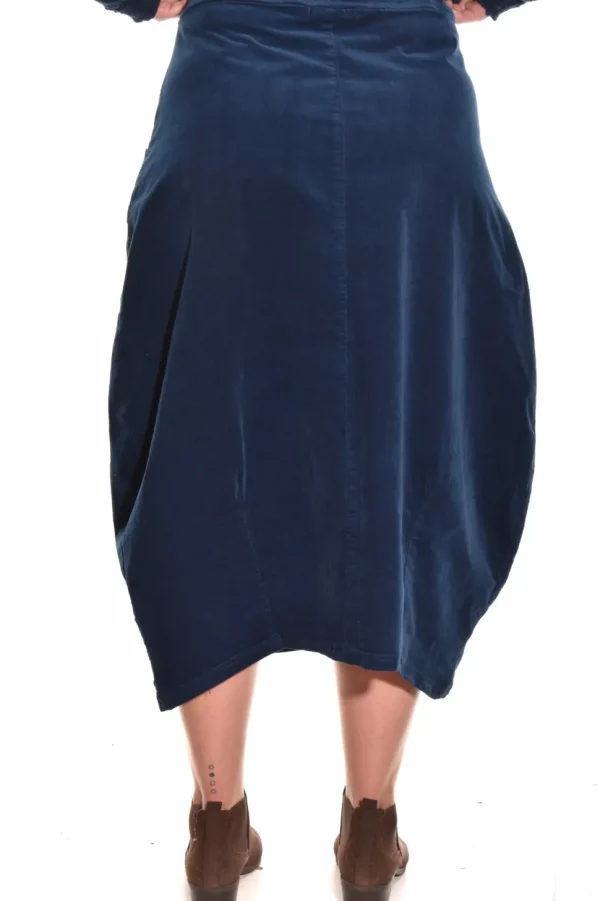 Cut Loose. Lantern Skirt In Mini Cord.
