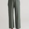 Cut Loose. Raw Hem Barrel Pant In Linen Cotton Jersey. (SPECIAL ORDER).#5012226.
