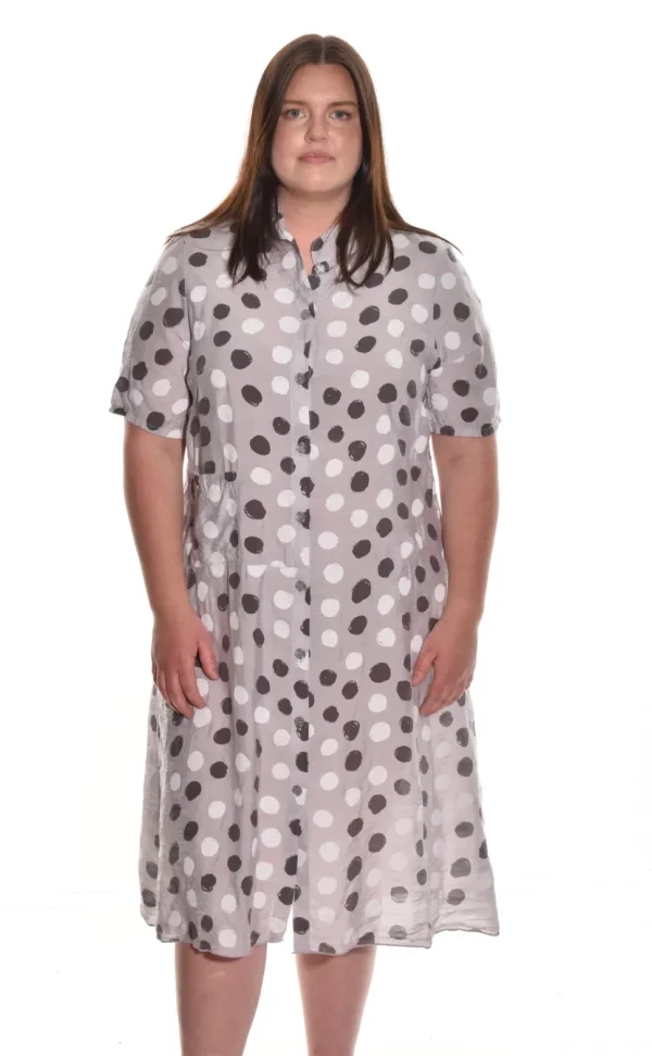 Fenini. Long Shirt Dress.