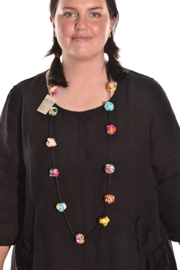 Ficklesticks. Gumballs Slider Necklace.