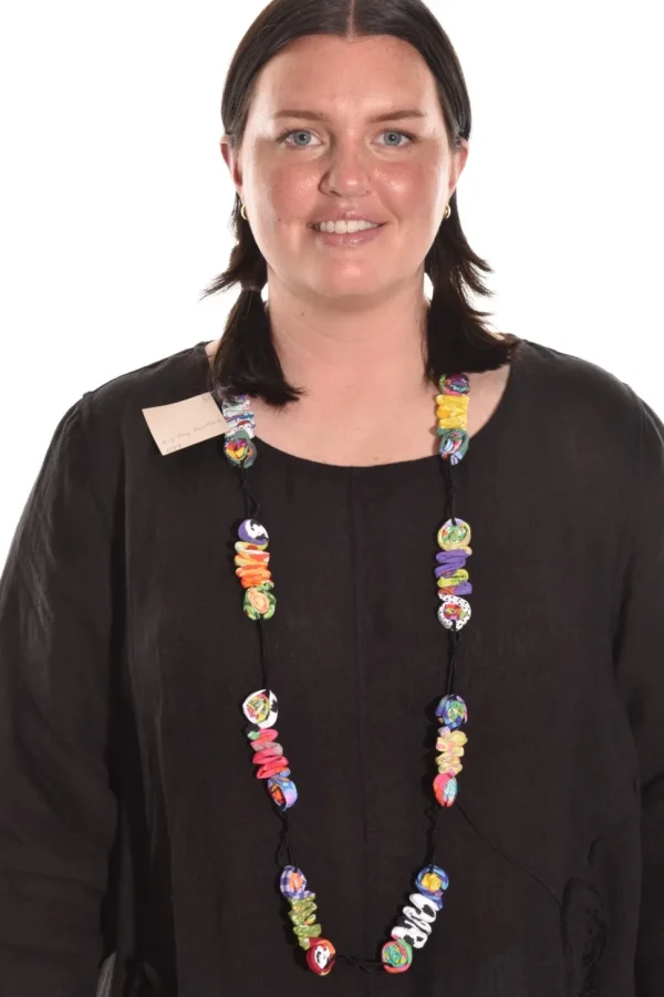 Ficklesticks. Zig ZAg Necklace.