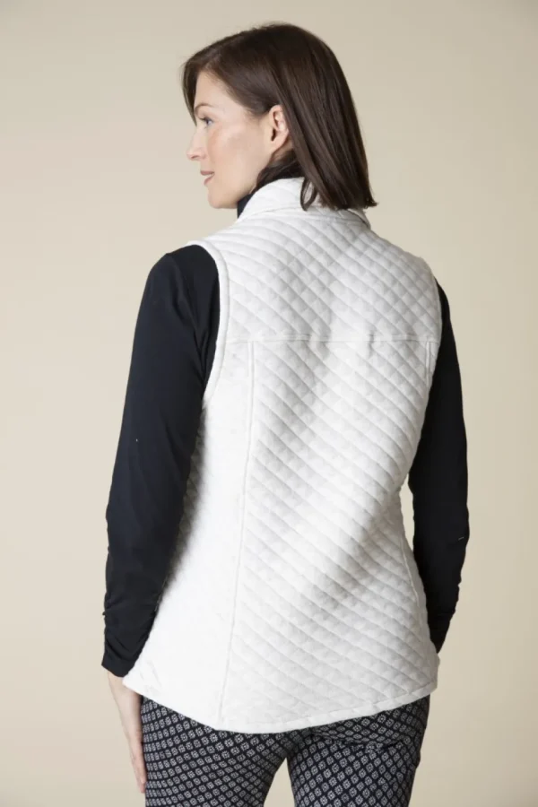Habitat. Quilted Knit Quilted Vest.