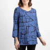 Habitat. Abstract Crackle Artist Tunic.