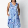 Habitat. Asymmetrical Tank Dress.