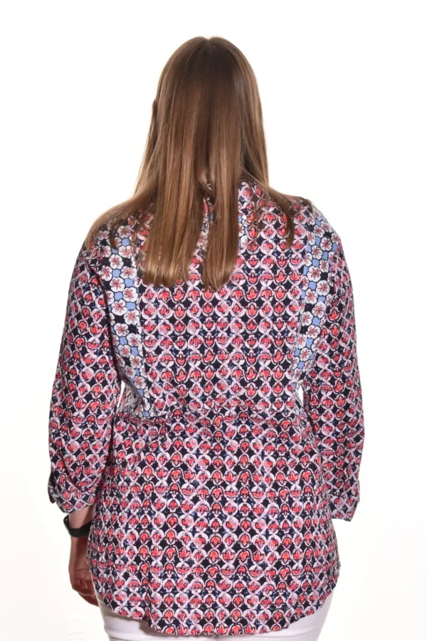 Habitat. Boyfriend Tunic in Ikat Mix.