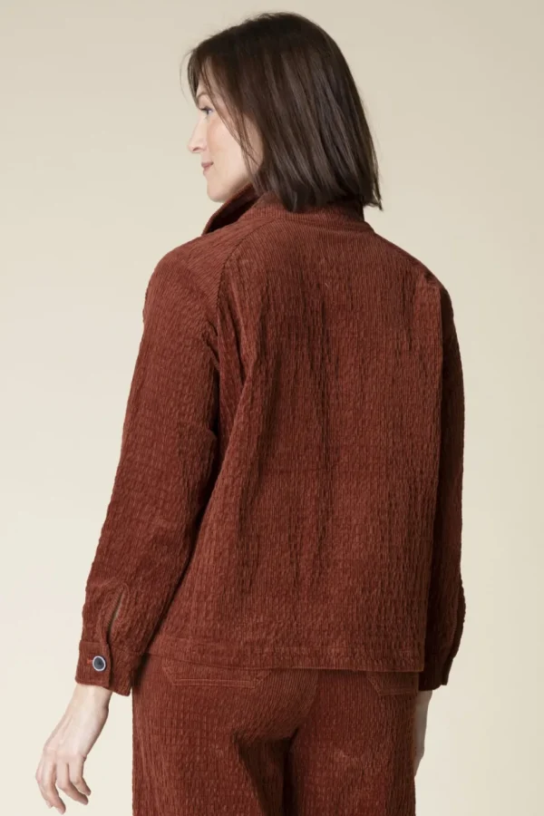 Habitat. Cargo Jacket In Rustic Stretch Corduroy.