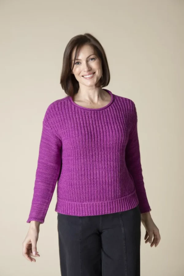 Habitat. Cotton Shaker Easy Crew Neck.