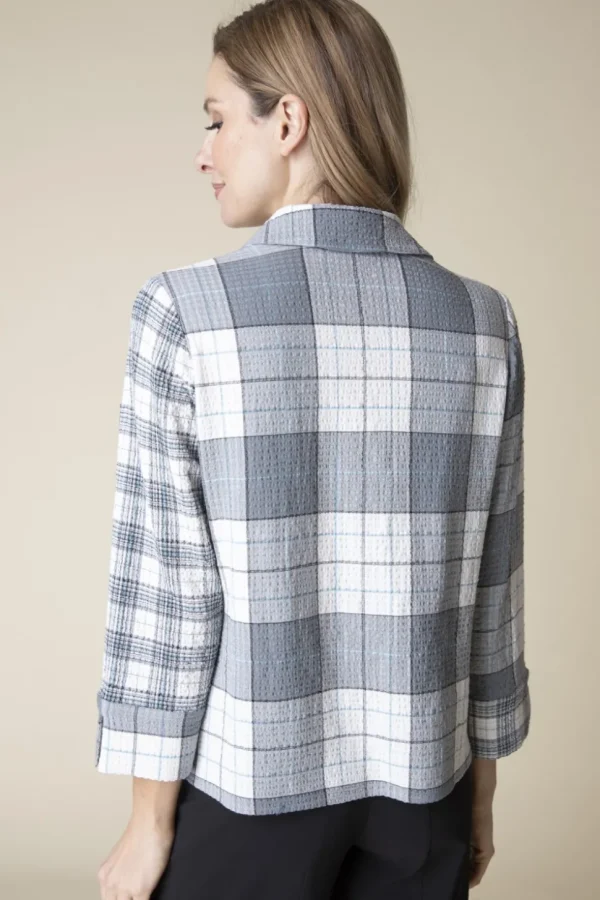 Habitat. Girl Gone Plaid Mixed Shirt.