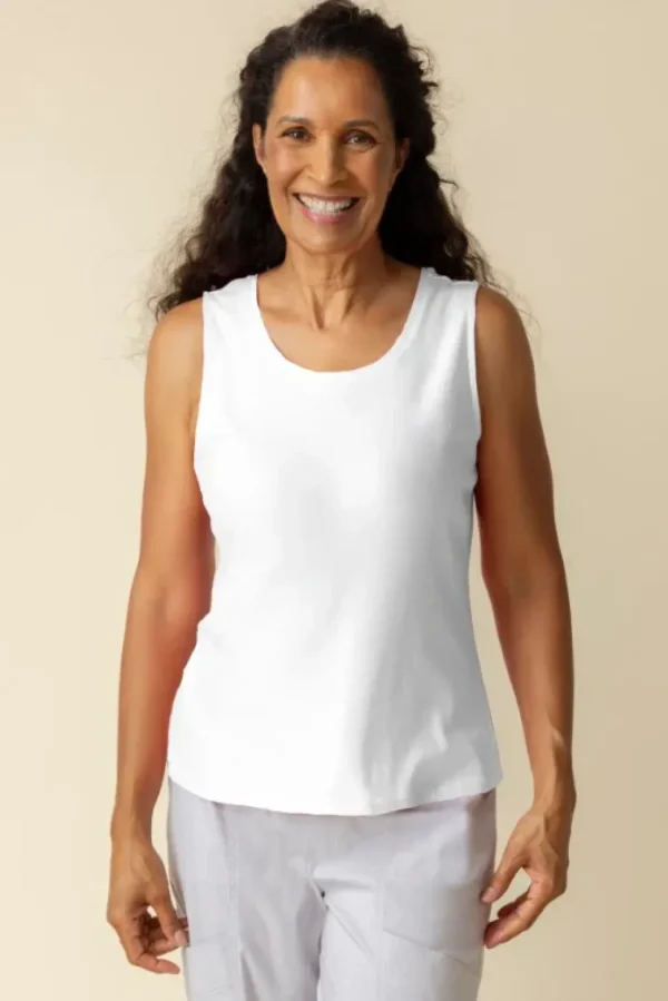 Habitat. Layering Tank In Cozy Cotton Rib. #16417.