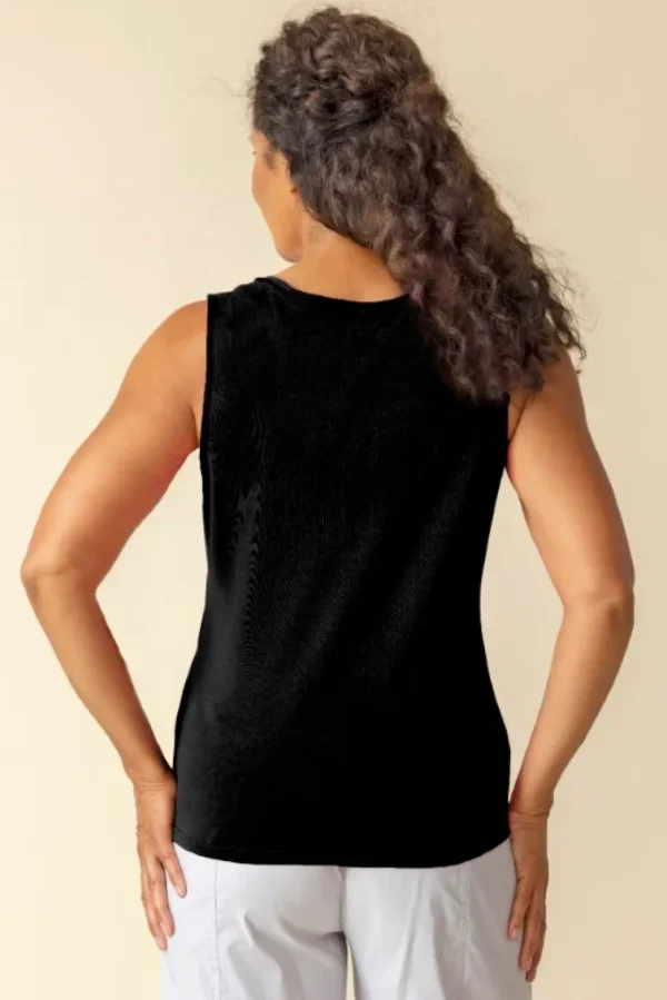Habitat. Layering Tank In Cozy Rib Cotton. #16417.