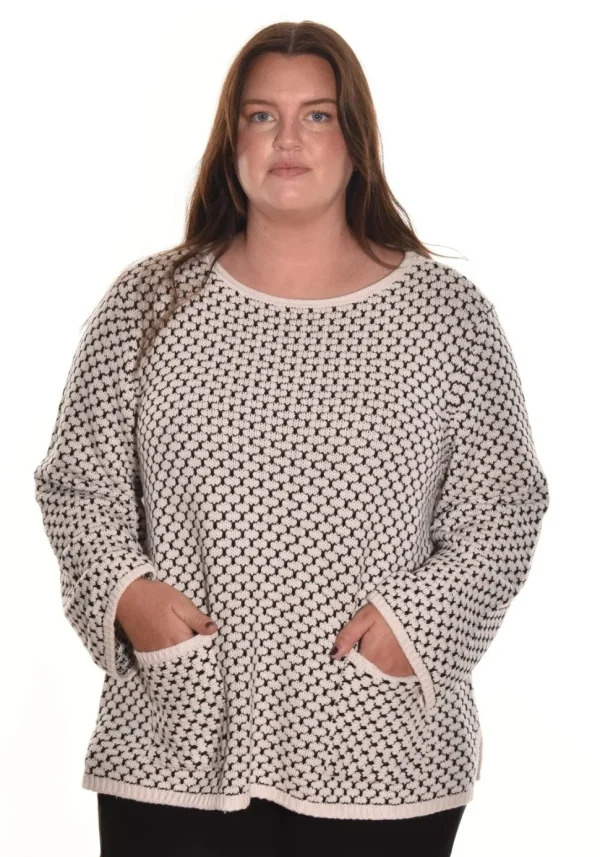 Habitat. Pave The Way Mix Stitch Pullover.