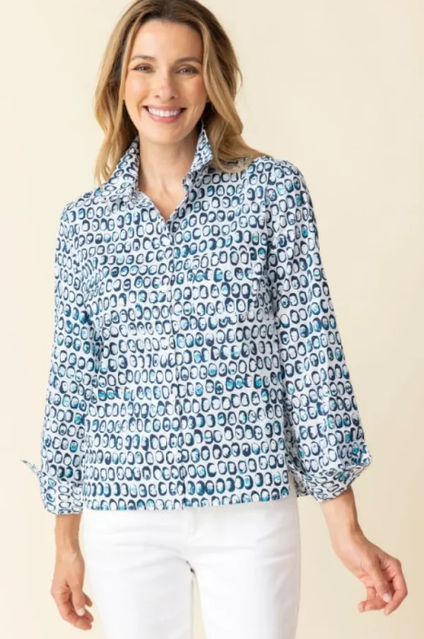 Habitat. Perfect Travel Shaped Hem Shirt. #15924.