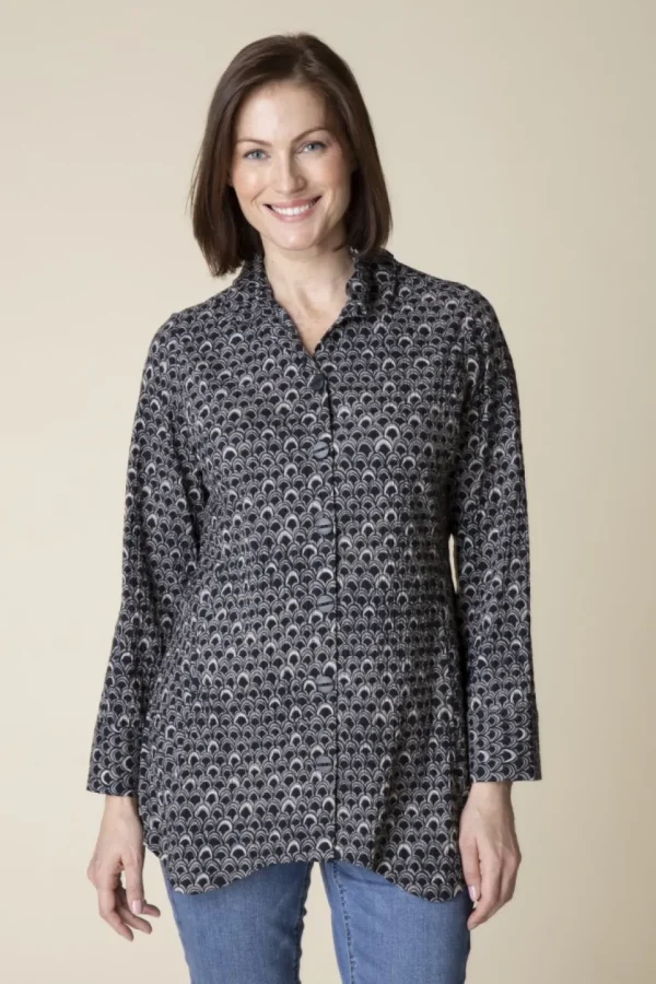 Habitat. Rustling Leaves New Artist Swing Shirt.