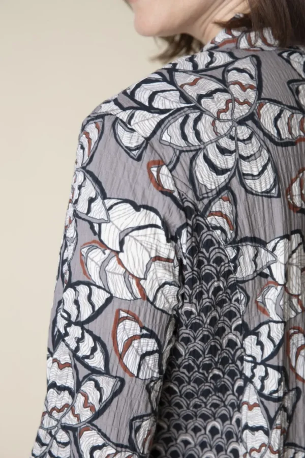 Habitat. Rustling Leaves Princess Seamed Shirt.