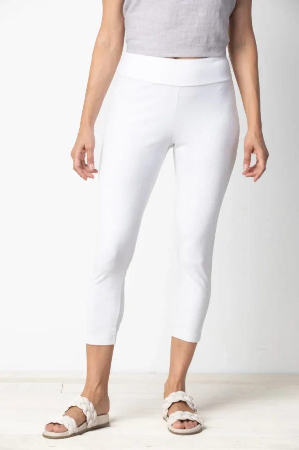 Habitat. Stone Wash Cotton Crop Pant.
