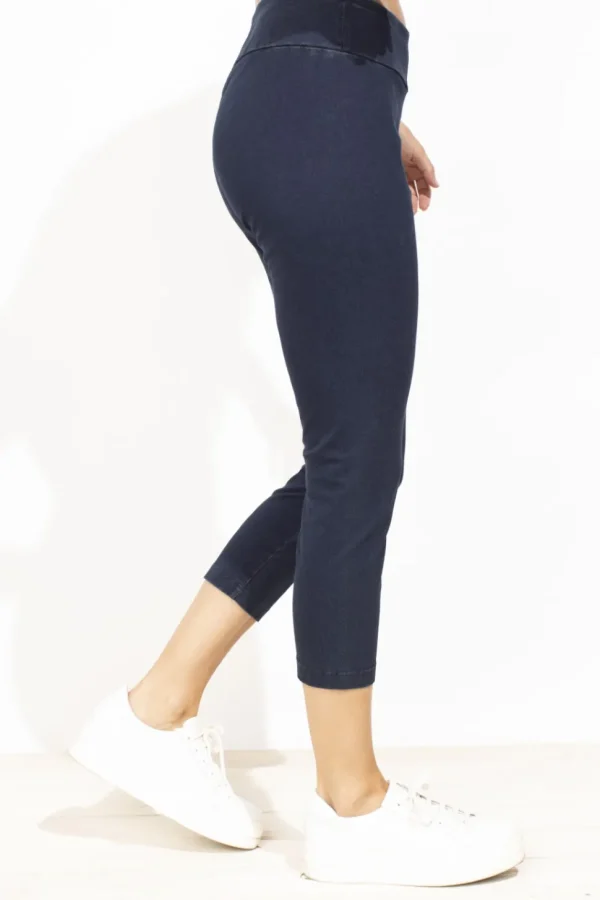 Habitat. Stone Wash Cotton Crop Pant.