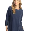 Jess & Jane. Mineral Washed 100% Cotton Slub Tunic.