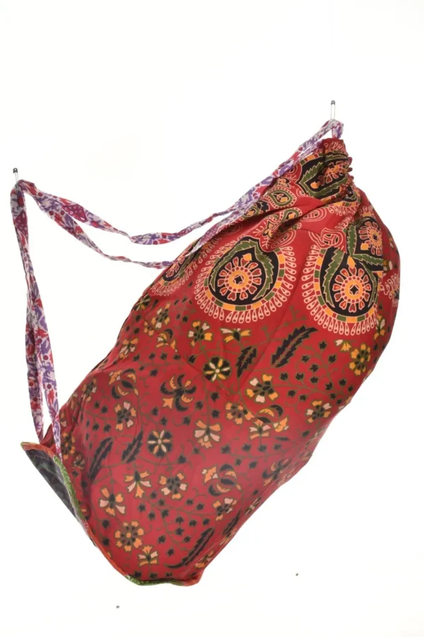 Lea. Indian Handblock Print Backpack.